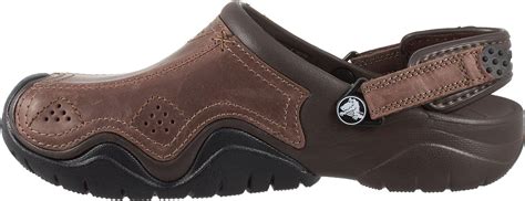 crocs with leather
